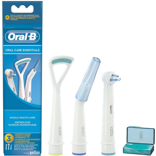 Oral-B Essentials Kit Opzetborstel 3st | BR4765